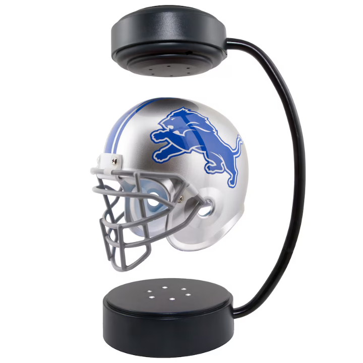 commsmarket-NFL Rotating Levitating Hover Helmet With LED Lighting & Hover Football With Bluetooth Speaker