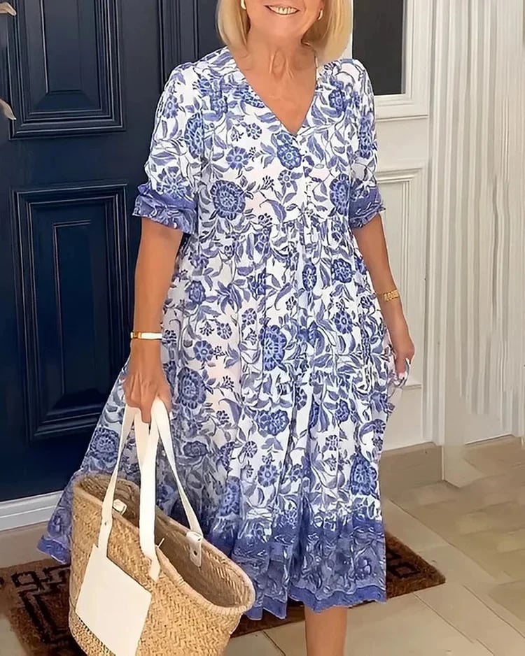 commsmarket-🏆New Style-49%OFF🔥V-neck Bohemian Dress