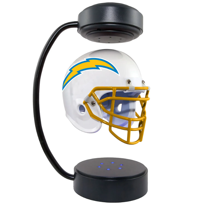 commsmarket-NFL Rotating Levitating Hover Helmet With LED Lighting & Hover Football With Bluetooth Speaker
