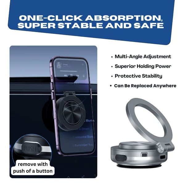 49% OFF💥💥-Vacuum Magnetic Car Phone Holder🔥🔥