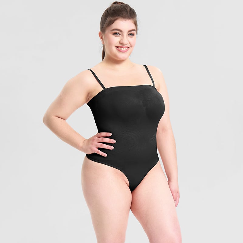 commsmarket-Bodysuit Shapewear with Removable Strap