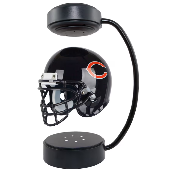 commsmarket-NFL Rotating Levitating Hover Helmet With LED Lighting & Hover Football With Bluetooth Speaker