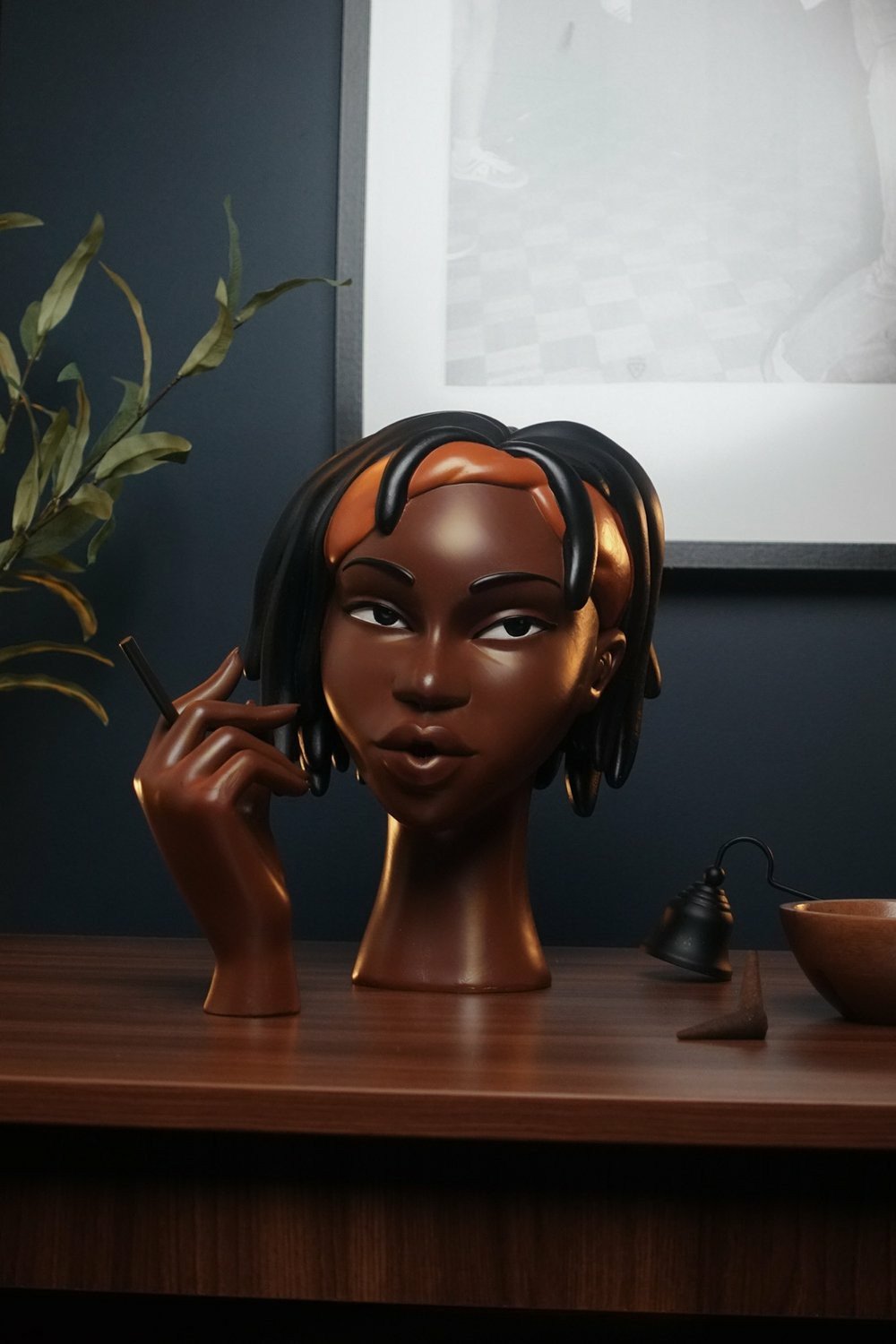 Naotstore - Head Incense Burner Black Woman