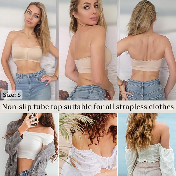 Solid Strapless Bra