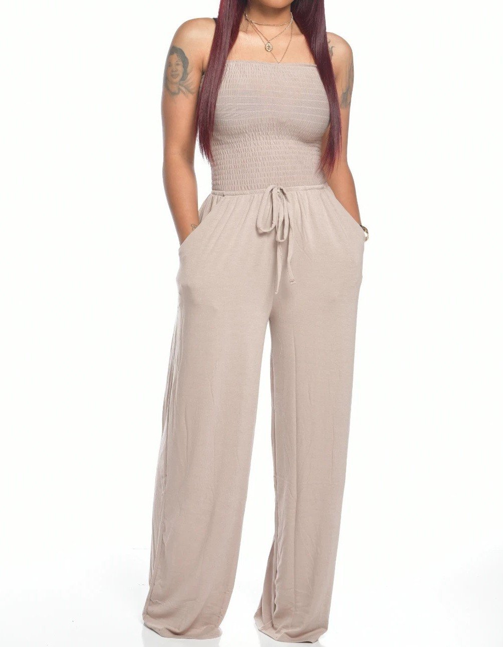 commsmarket-(🎁2024 New Year Hot Sale🎁)❤️Newest Strapless Waist Jumpsuit❤️