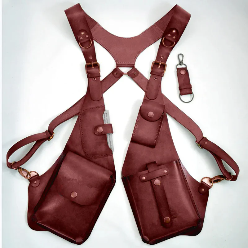 commsmarket-New Leather Anti-theft Harness (5 Color)