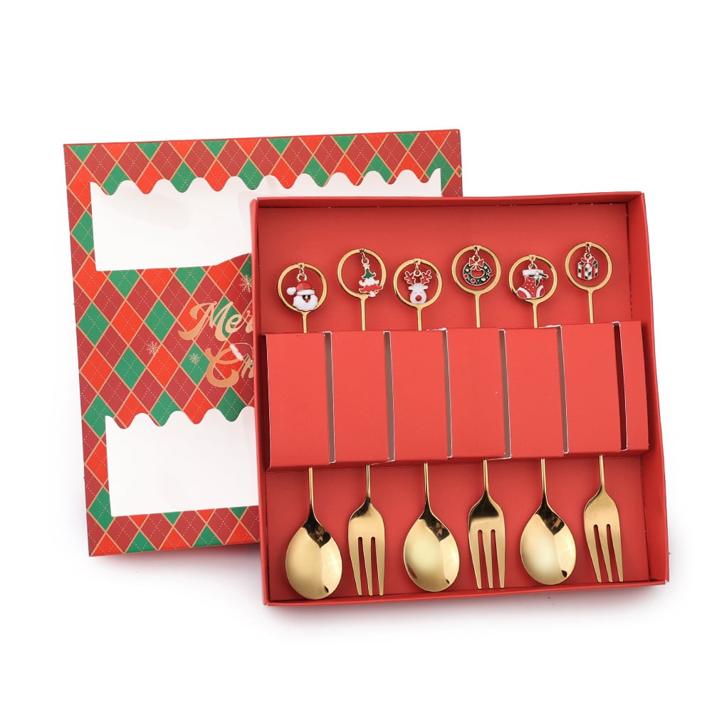 🎄Christmas Cutlery Set🍴🥄-Enhance Your Holiday Dining(BUY MORE SAVE MORE)