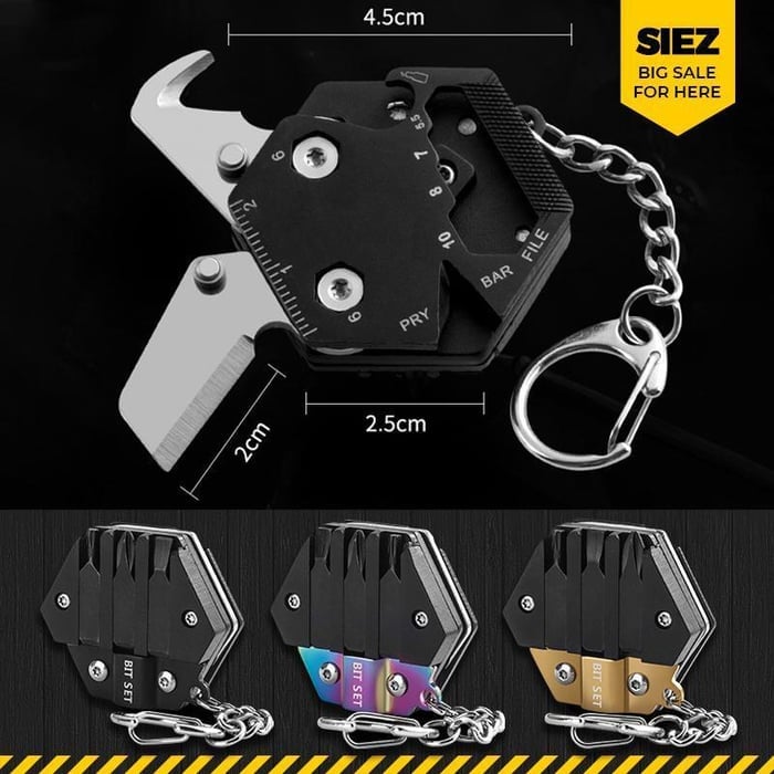 commsmarket-Multifunctional Hexagon Coin Outdoor Tool -✨Buy More Save More