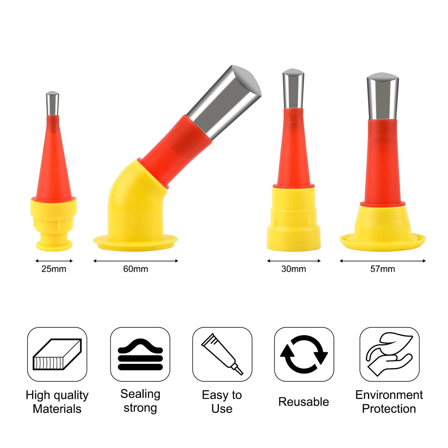 commsmarket-Universal Integrated Rubber Nozzle Tool Kit(22PCS)