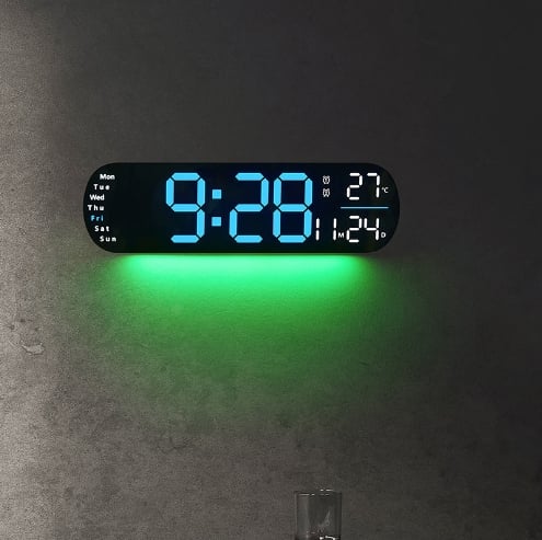 🔥Upgraded Digital Wall Clock Large Display