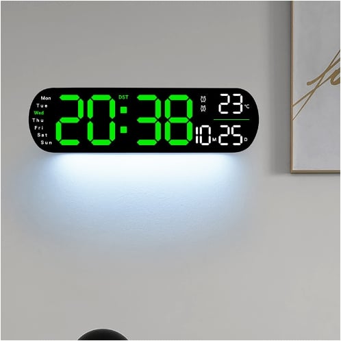 🔥Upgraded Digital Wall Clock Large Display