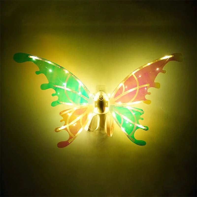 🦋🧚♀Electric Butterfly Elf Wings with Glowing Lights