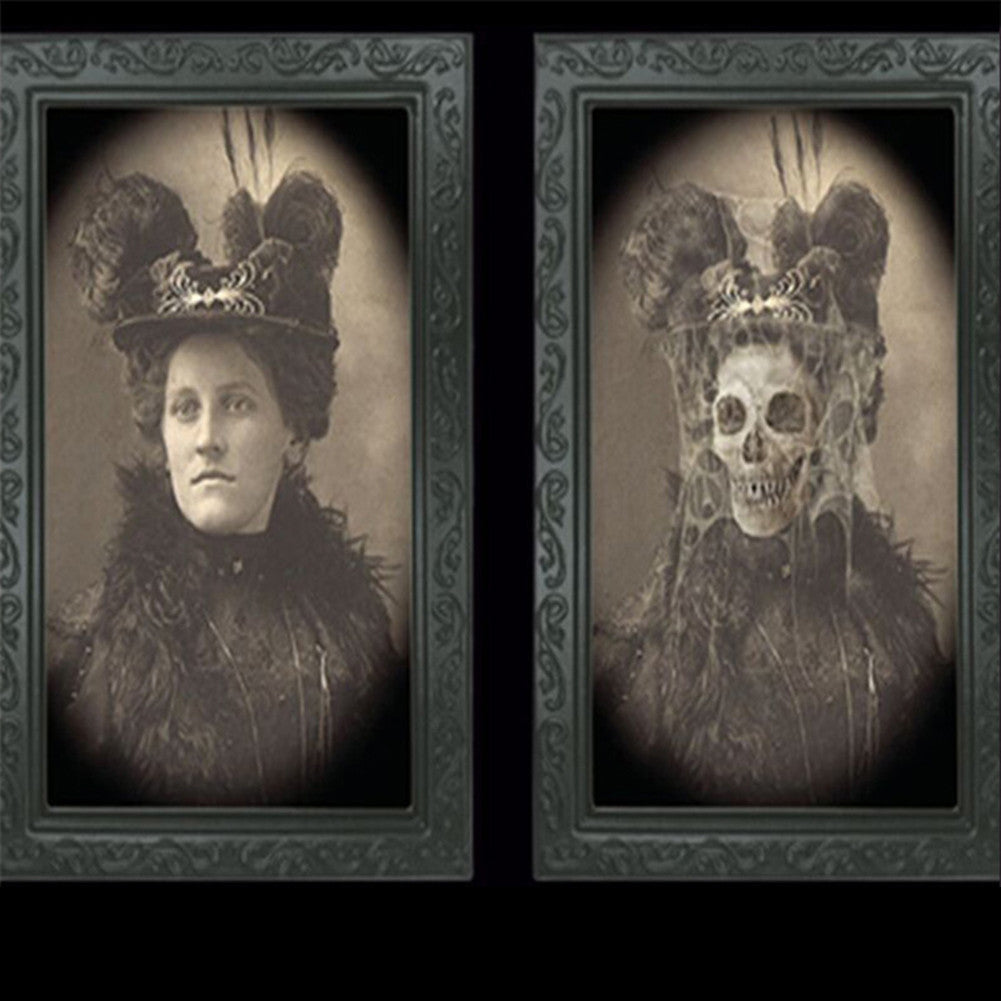 commsmarket-Changeable 3D Ghost Face Photo Frame