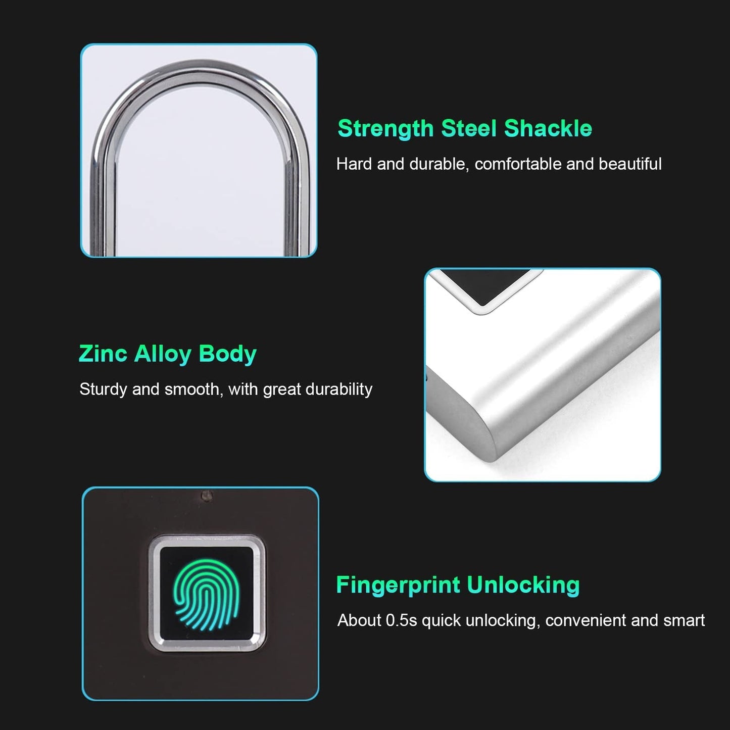 commsmarket-🔒Smart Fingerprint Padlock (Model SY11 and Model M01)