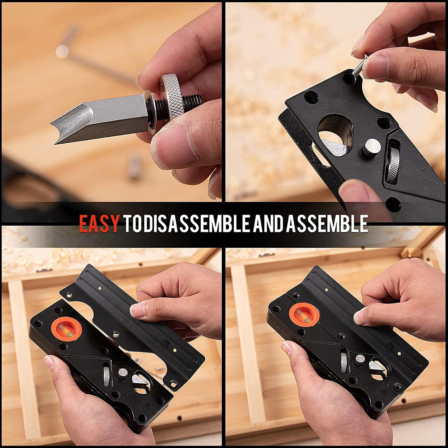 commsmarket-Chamfer Plane - Woodworking Edge Corner Flattening Tool
