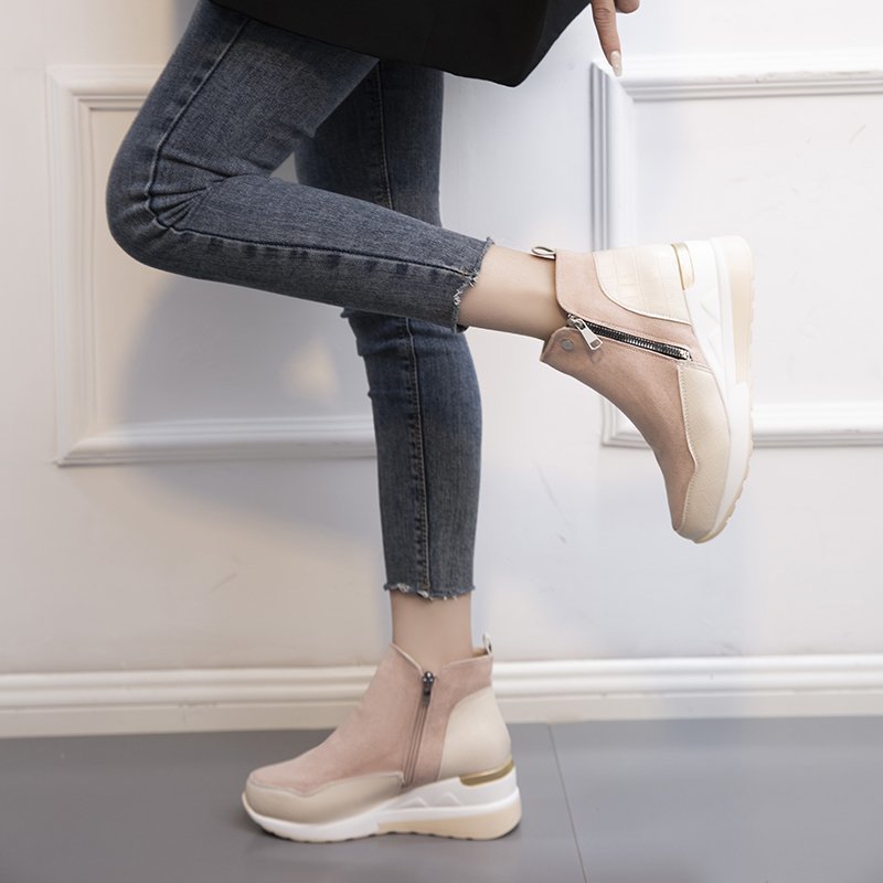 commsmarket-Women's Comfortable And Warm Genuine Leather Orthopedic Boots