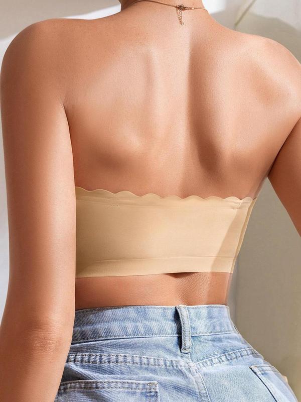 Solid Strapless Bra