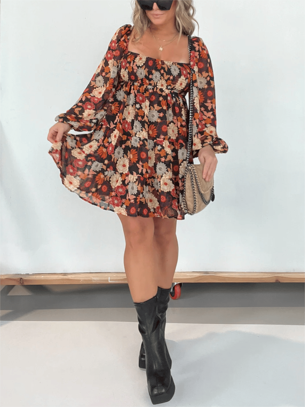 commsmarket-2024 New Foliage Tiered Dress (Buy 2 Free Shipping)