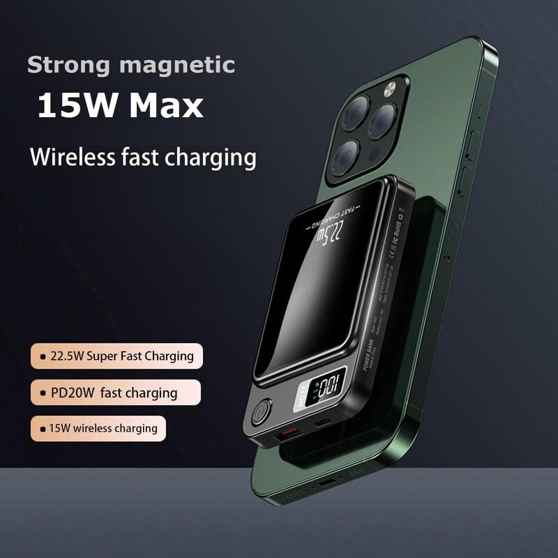 Last Day 49% OFF - 🔥Portable Magnetic Wireless Power Bank