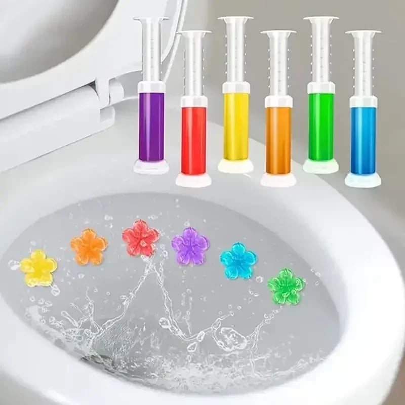 🔥🚽72 Flowers Toilet Cleaner Gel Stamp
