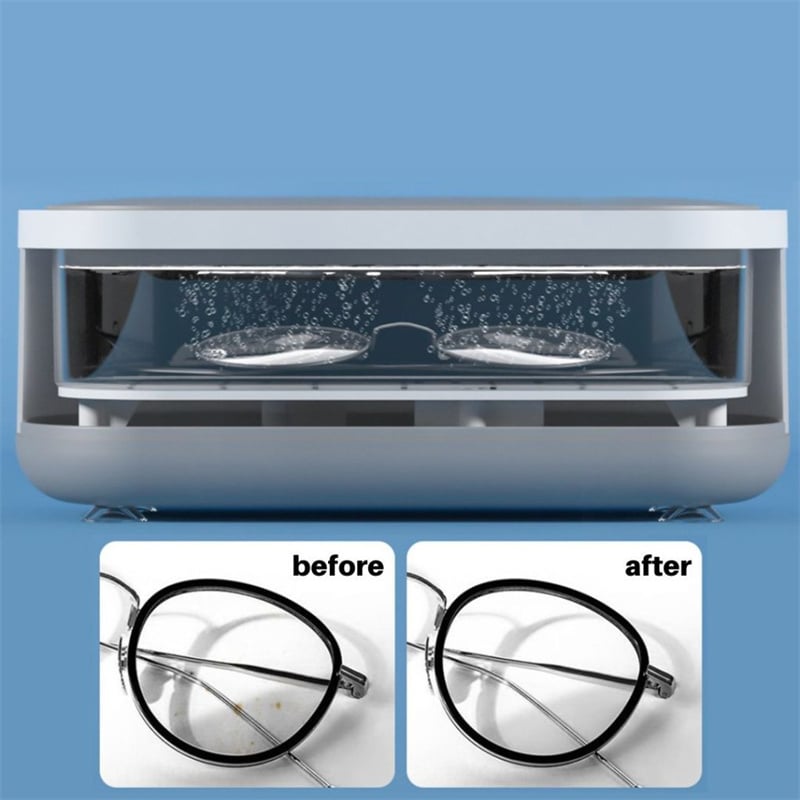 Ultrasonic Cleaner with Sterilization – Professional Jewelry & Eyewear Cleaning Machine, Portable for Home & Office