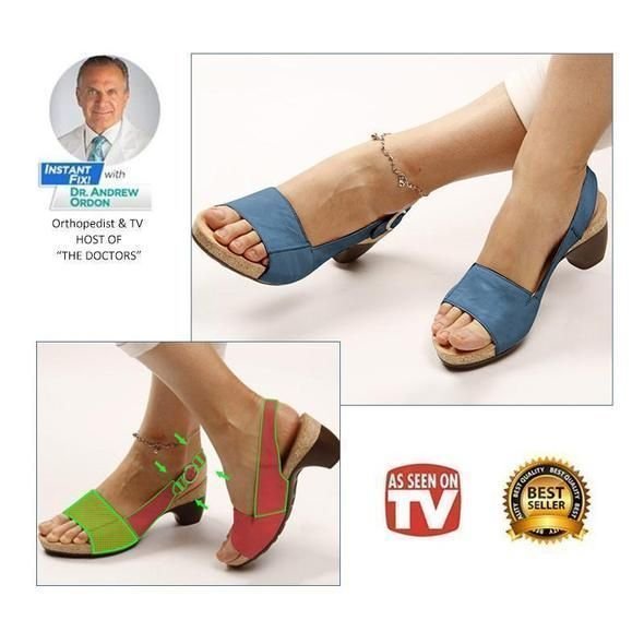 commsmarket-Comfortable Elegant Low Chunky Heel Shoes