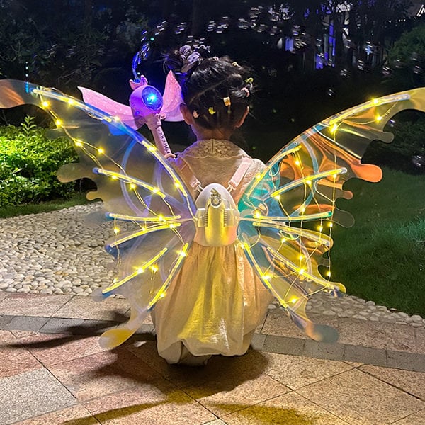 🦋🧚♀Electric Butterfly Elf Wings with Glowing Lights