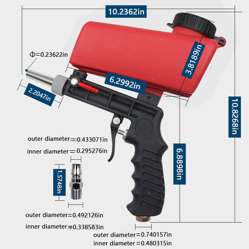 commsmarket-Portable Pneumatic Sandblasting Gun