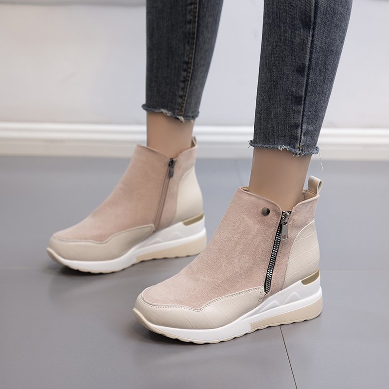 commsmarket-Women's Comfortable And Warm Genuine Leather Orthopedic Boots