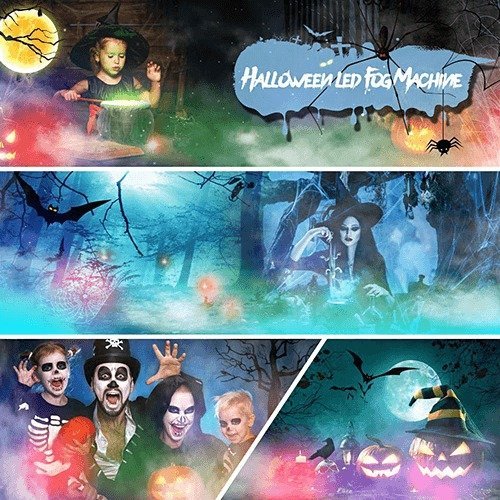 commsmarket-🎃12 LED light Ultrasonic Mist Maker Fogger💥Buy 2 Get Extra 10% OFF +Free Shipping💥