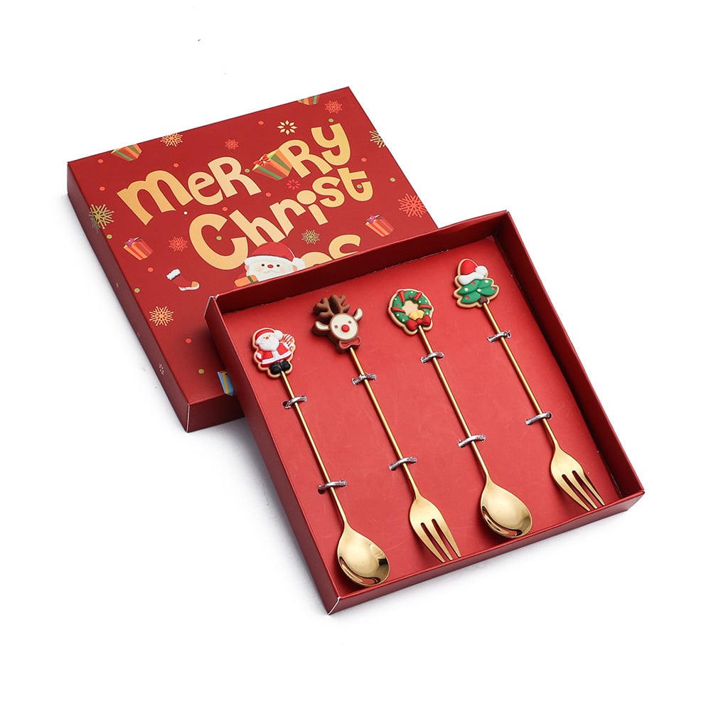 🎄Christmas Cutlery Set🍴🥄-Enhance Your Holiday Dining(BUY MORE SAVE MORE)