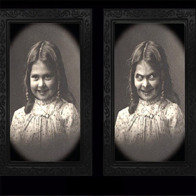 commsmarket-Changeable 3D Ghost Face Photo Frame