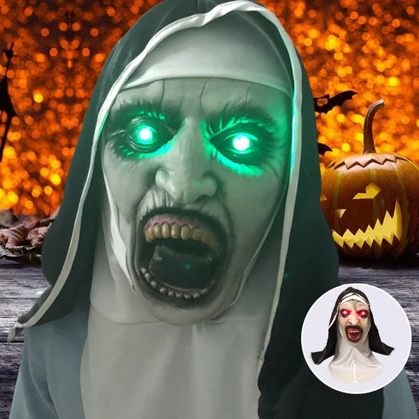 commsmarket-👻49%OFF🎃 Halloween Nun Scary Mask