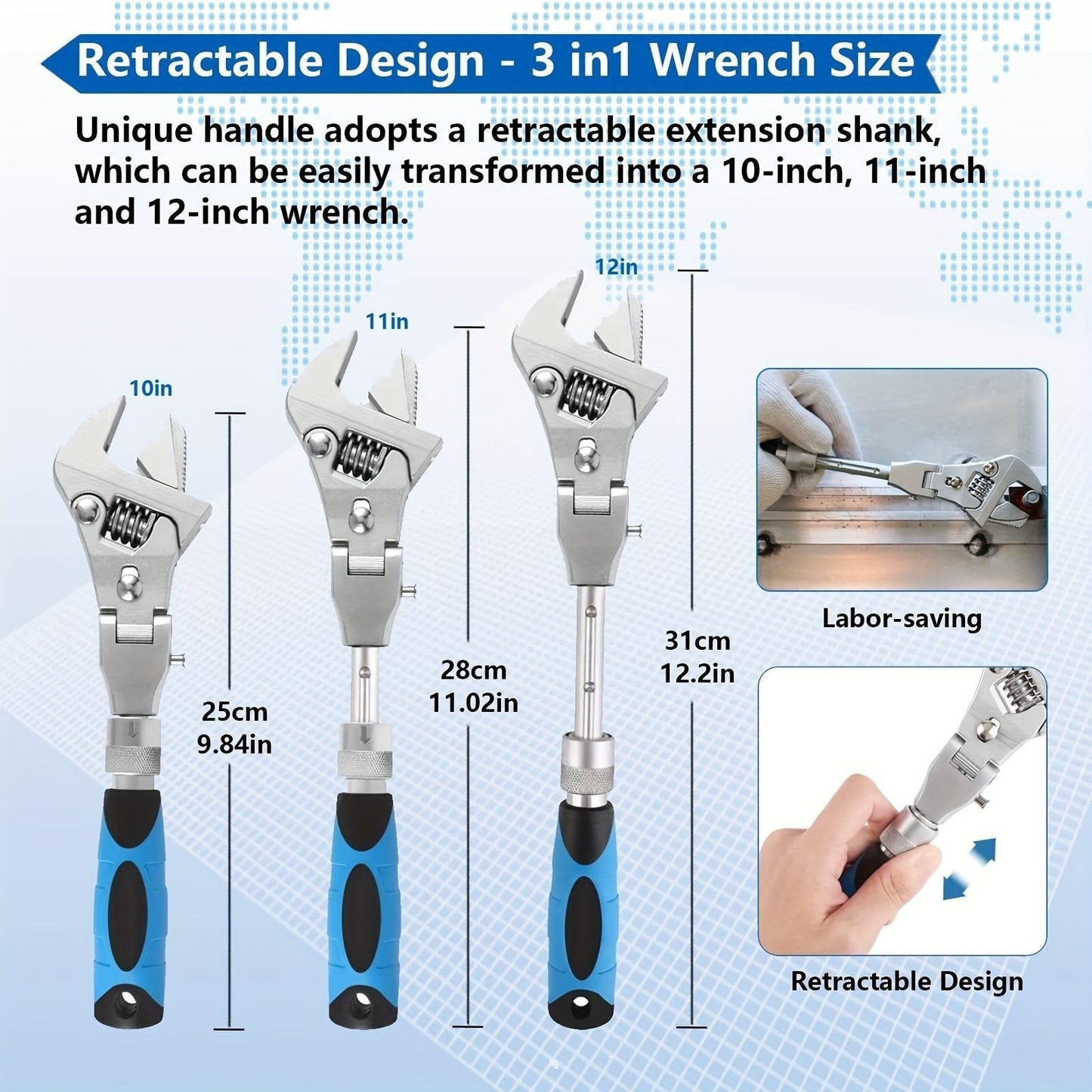 commsmarket-🔥HOT SALE 49% OFF -Multifunctional Retractable Wrench