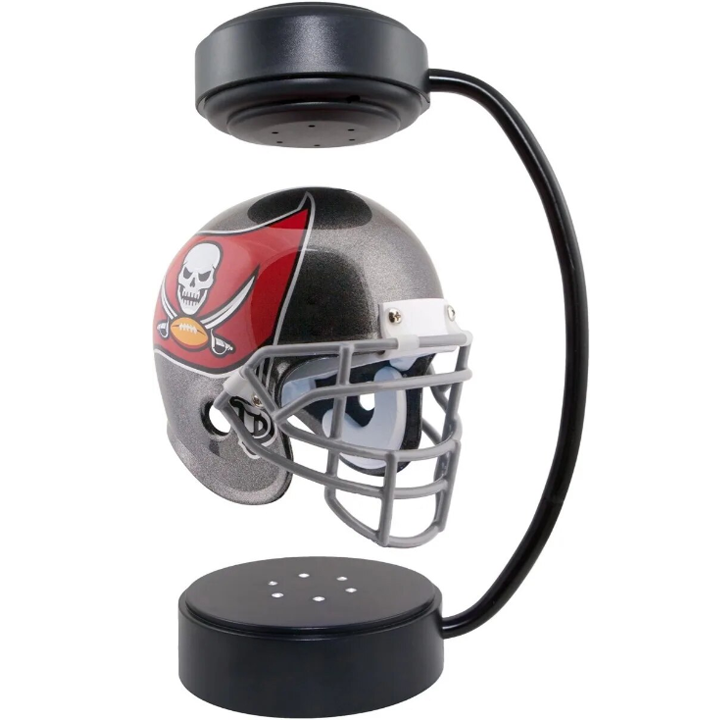 commsmarket-NFL Rotating Levitating Hover Helmet With LED Lighting & Hover Football With Bluetooth Speaker