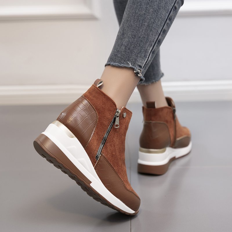 commsmarket-Women's Comfortable And Warm Genuine Leather Orthopedic Boots