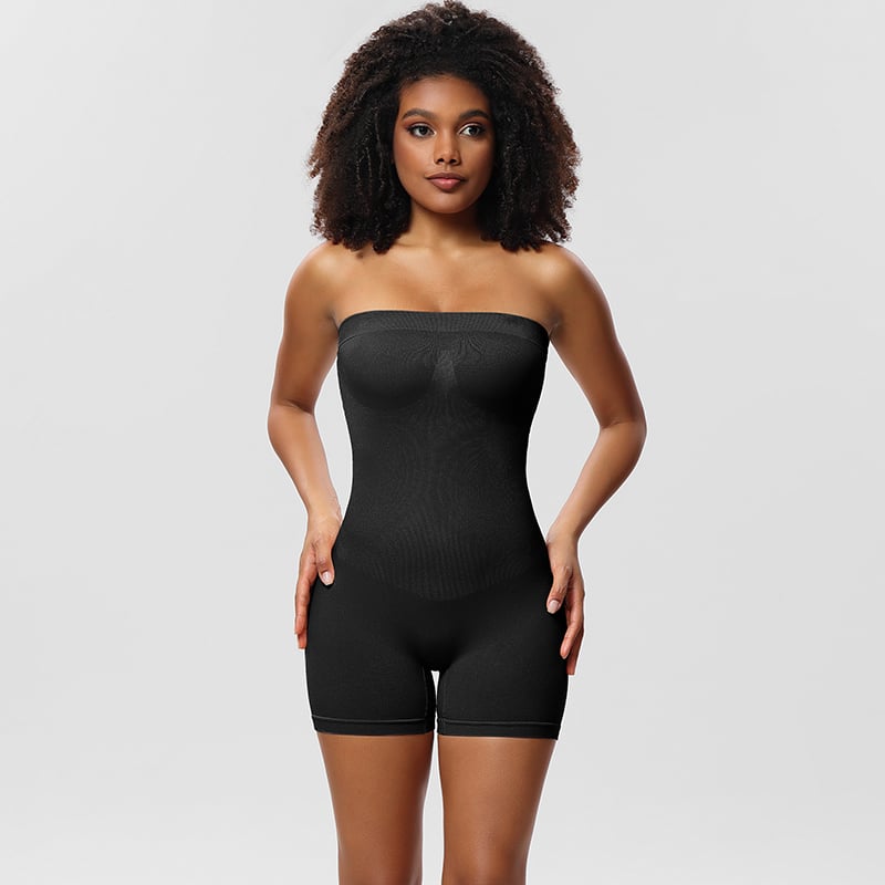 commsmarket-Bodysuit Shapewear with Removable Strap