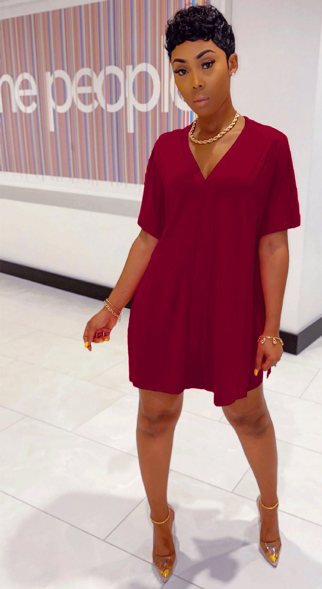 commsmarket- Promotion🔥49% OFF💃💃2024 V-Neck Dress & Shorts Set🔥