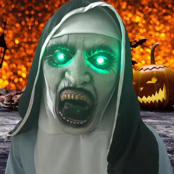 commsmarket-👻49%OFF🎃 Halloween Nun Scary Mask