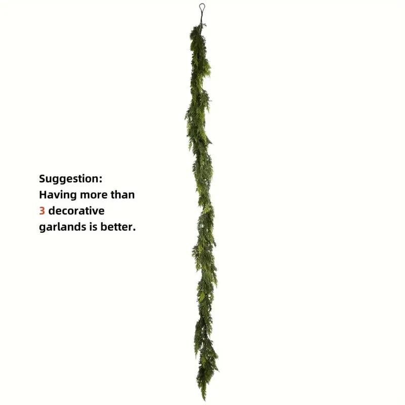 🔥Early Christmas Sale 49.9% OFF -🎄Lush Artificial Cedar Garland -🔥Buy 2 Free Shipping🔥