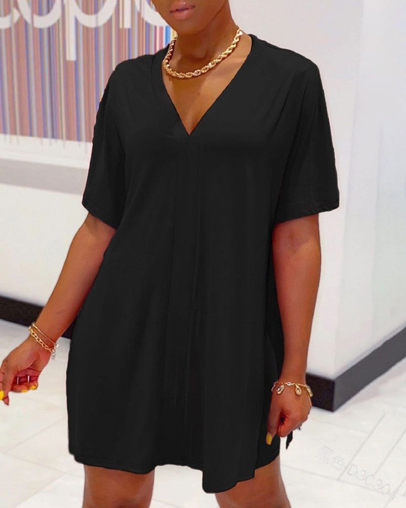 commsmarket- Promotion🔥49% OFF💃💃2024 V-Neck Dress & Shorts Set🔥