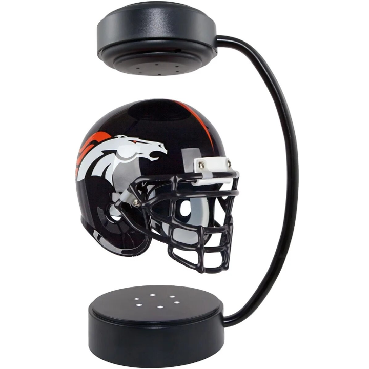 commsmarket-NFL Rotating Levitating Hover Helmet With LED Lighting & Hover Football With Bluetooth Speaker