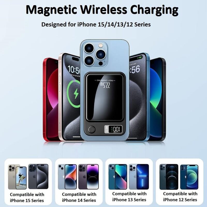Last Day 49% OFF - 🔥Portable Magnetic Wireless Power Bank