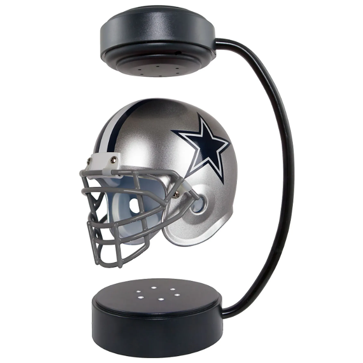 commsmarket-NFL Rotating Levitating Hover Helmet With LED Lighting & Hover Football With Bluetooth Speaker