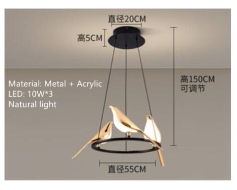 commsmarket-LED Chandelier