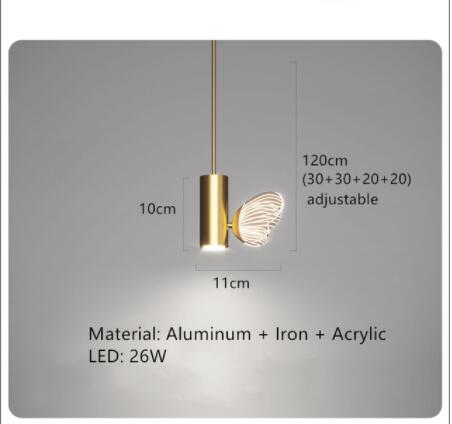 commsmarket-Butterfly Led Pendant