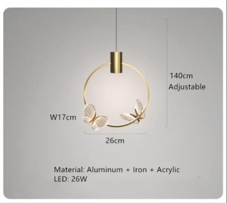 commsmarket-Butterfly Led Pendant