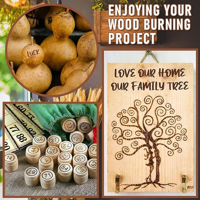 commsmarket-🎁26 Letters Copper Mold —DIY Wood Burning/Carving Set