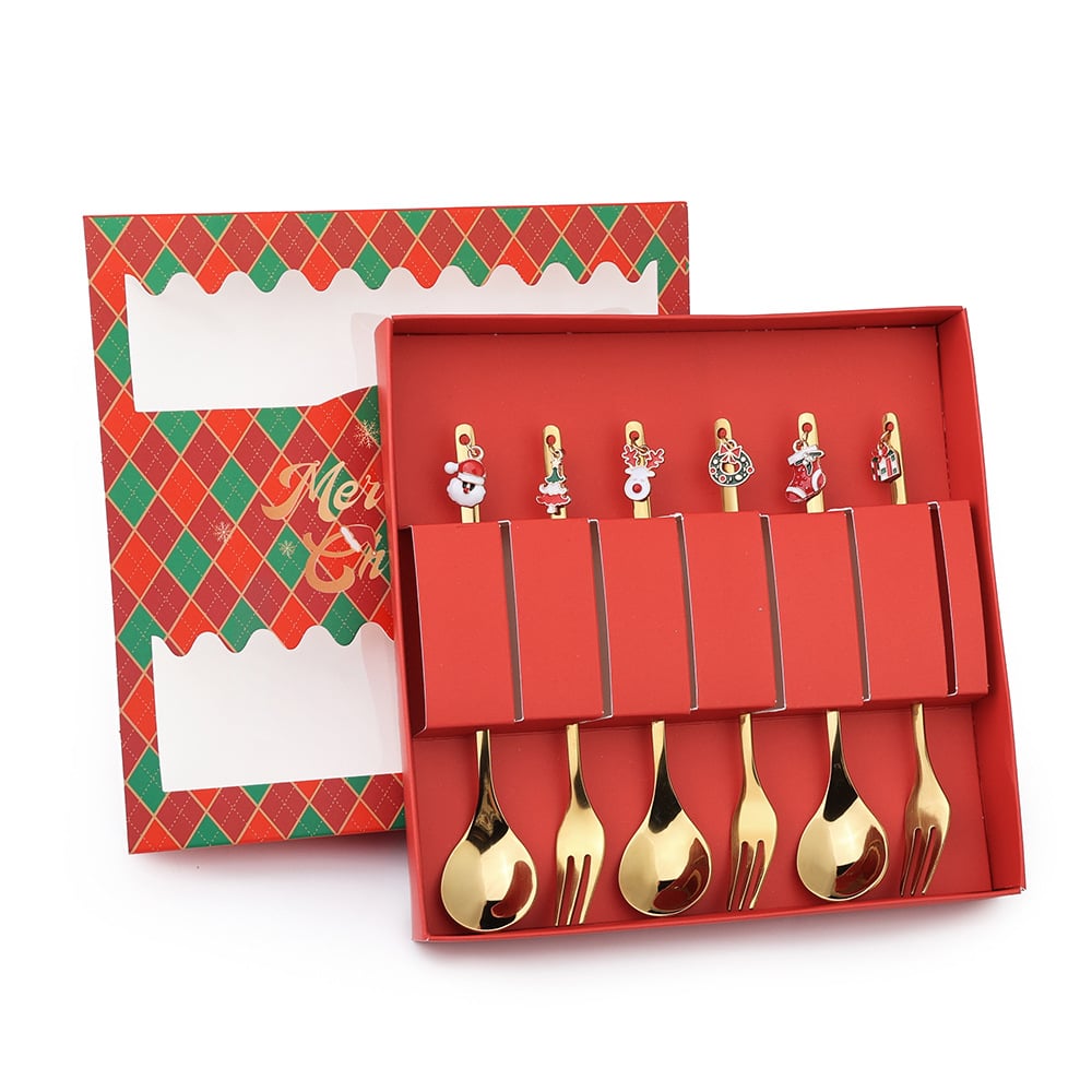 🎄Christmas Cutlery Set🍴🥄-Enhance Your Holiday Dining(BUY MORE SAVE MORE)