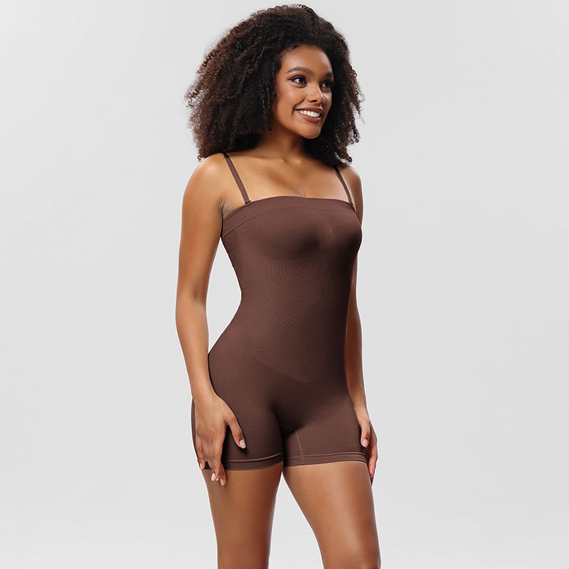 commsmarket-Bodysuit Shapewear with Removable Strap